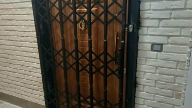 درب آکاردئونی در سقز