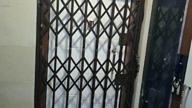 درب آکاردئونی در سنندج