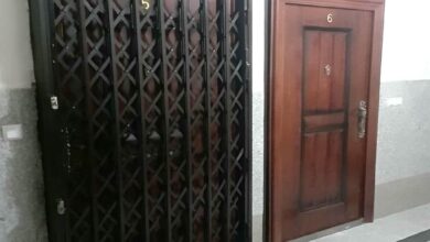 درب آکاردئونی در مریوان