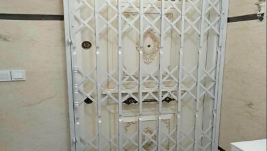 درب آکاردئونی در رشت