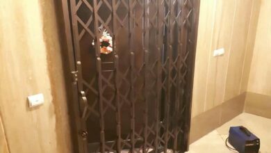 درب آکاردئونی در استان خوزستان