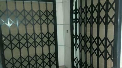 درب آکاردئونی در فیروزکوه