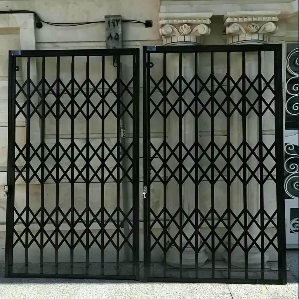 قیمت درب آکاردئونی با تسمه تقویتی در اشتهارد