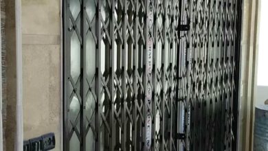 درب آکاردئونی در تبریز