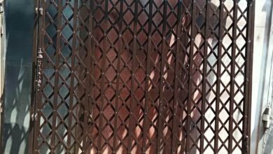 درب آکاردئونی در گرگان