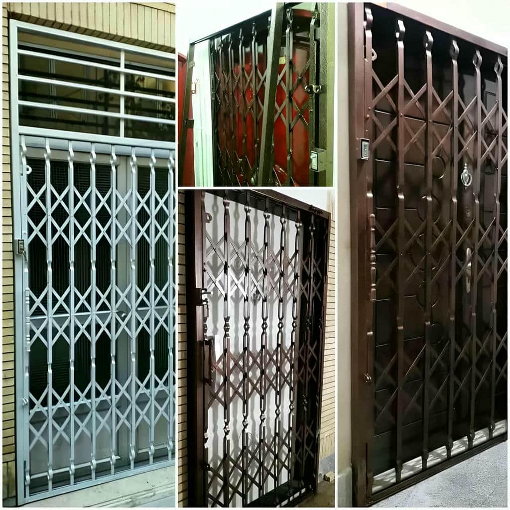 خرید درب آکاردئونی تقویت شده در اراک