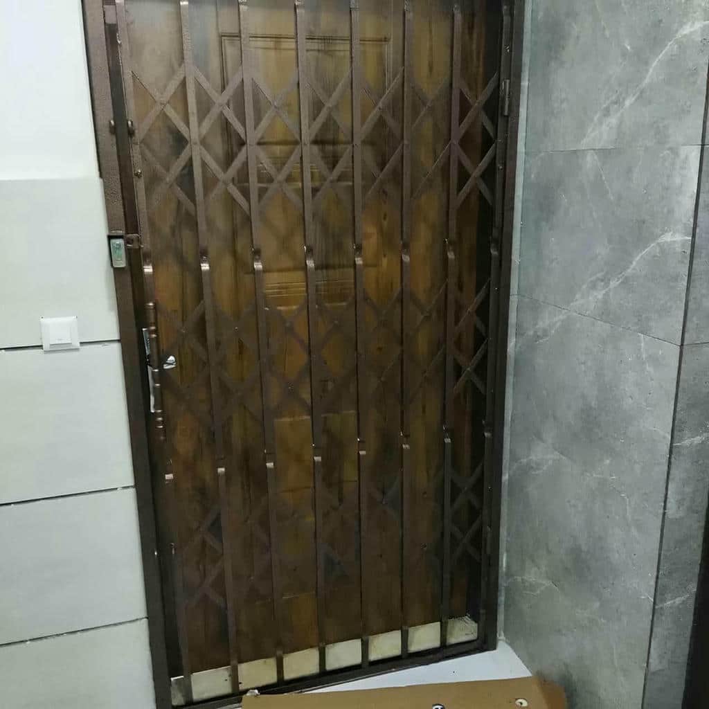 خرید درب آکاردئونی با تسمه تقویتی در نوشهر