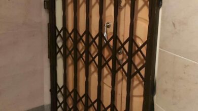 درب آکاردئونی در کرمانشاه