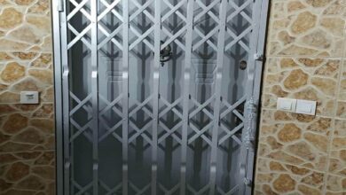 درب آکاردئونی در خرم آباد