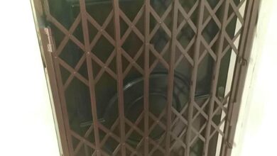 درب آکاردئونی در کیش