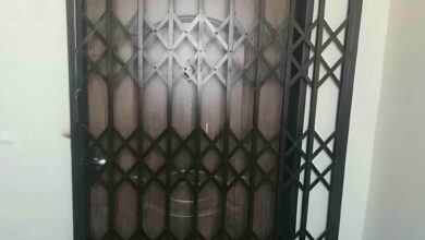 درب آکاردئونی در همدان