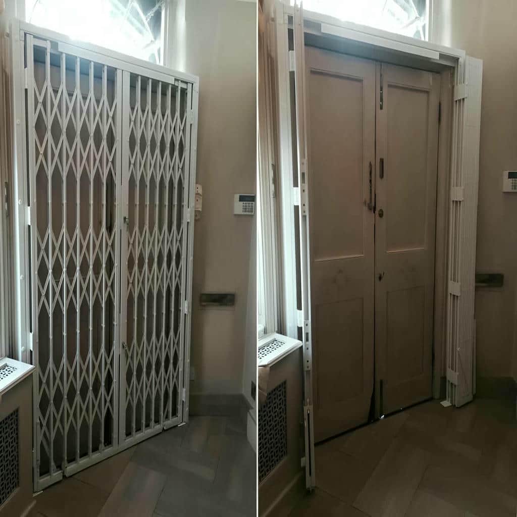 نصب درب آکاردئونی ضدسرقت در نوشهر