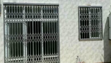 درب آکاردئونی در محمدشهر