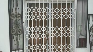 درب آکاردئونی در چابهار