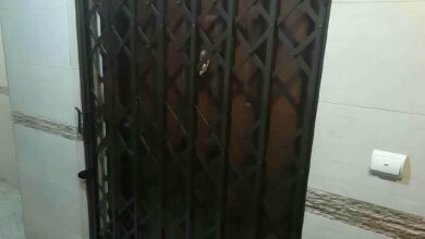 درب آکاردئونی در ساوه