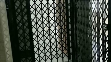 درب آکاردئونی در ساری