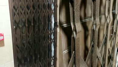 درب آکاردئونی در اصفهان