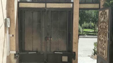 جک درب پارکینگ در بندر لنگه