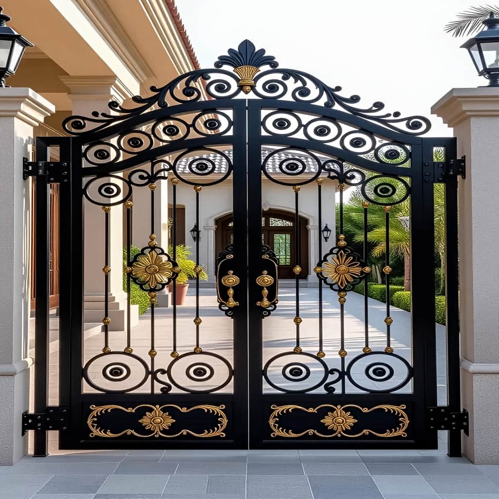 درب حیاط در گنبدکاووس