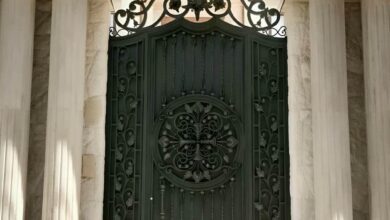 درب حیاط در زاهدان