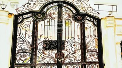 درب حیاط در قائمشهر