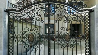 درب حیاط در کرج
