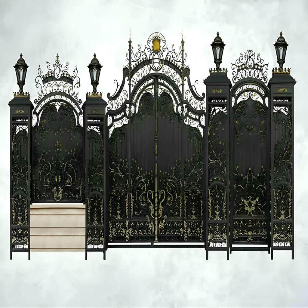 درب حیاط در همدان