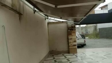 سایبان برقی در کیش
