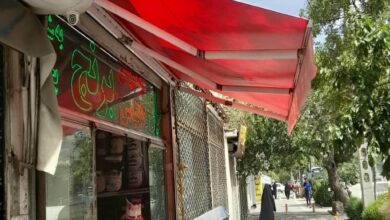 سایبان برقی در فردیس کرج