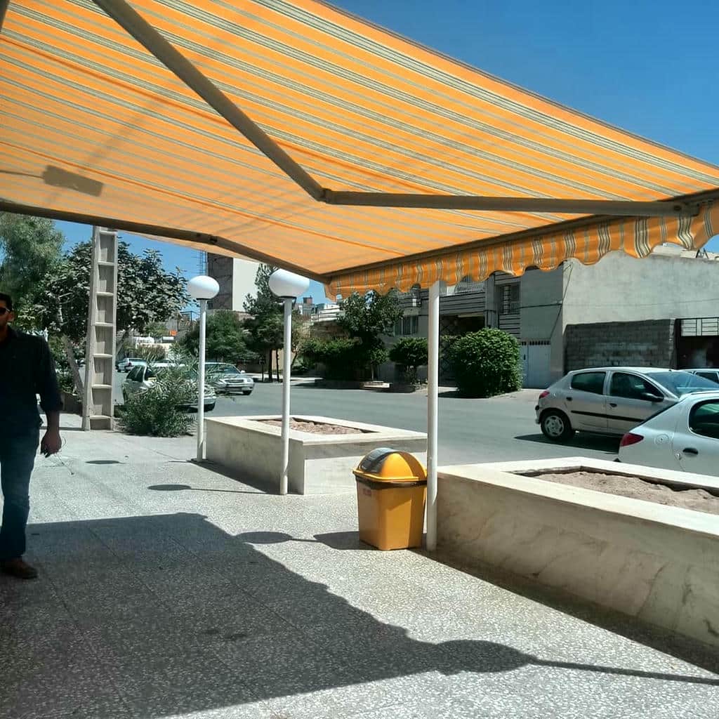 سایبان برقی در تبریز