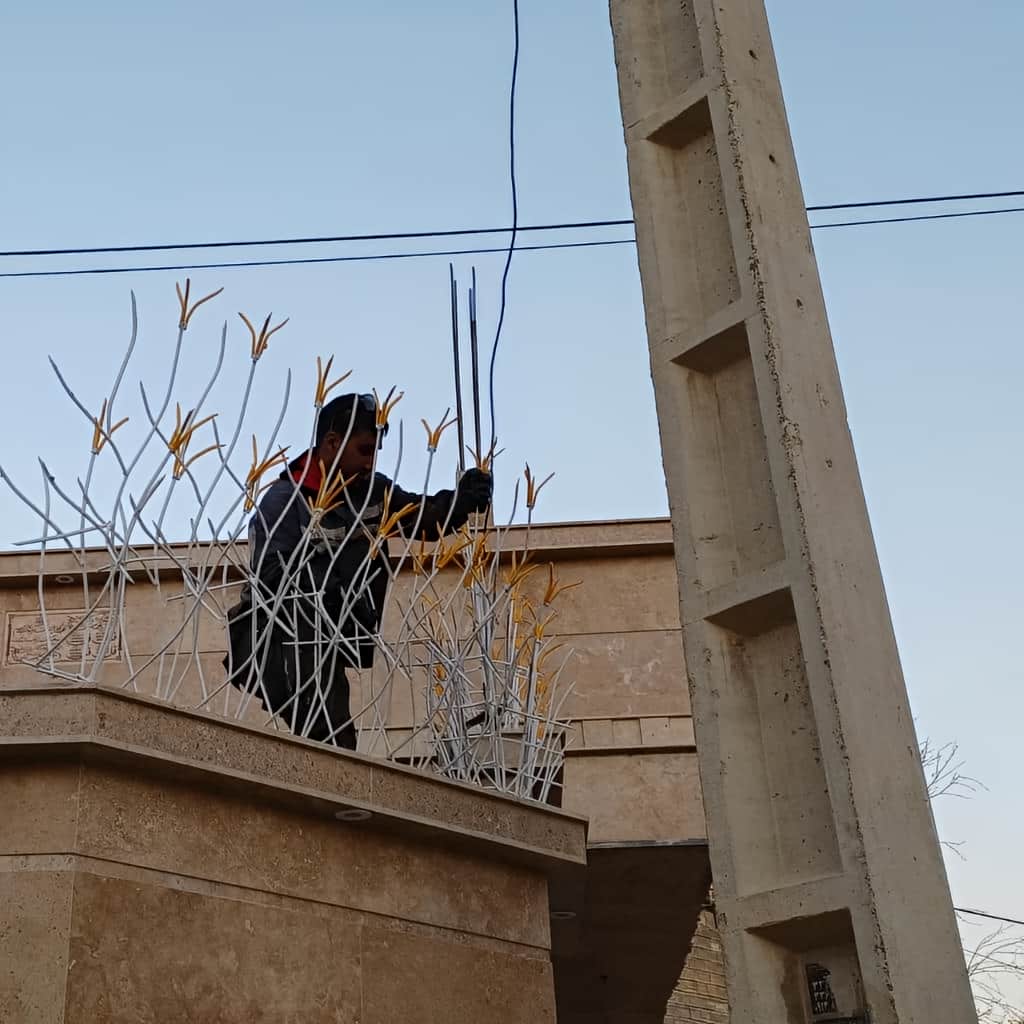 حفاظ غنچه ای با جوشکاری صنعتی سی او دو