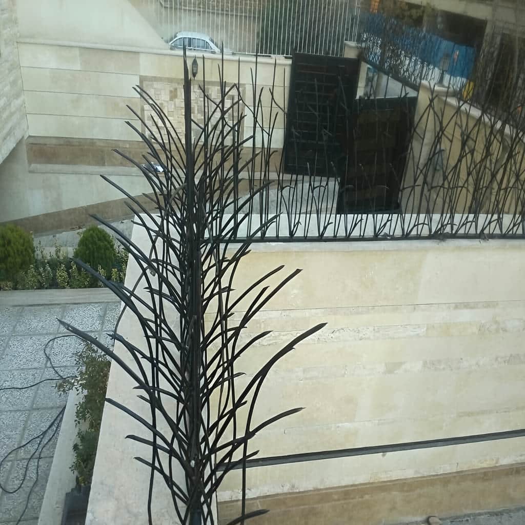 حفاظ نیزار با رنگ کوره ای الکترواستاتیک سفید