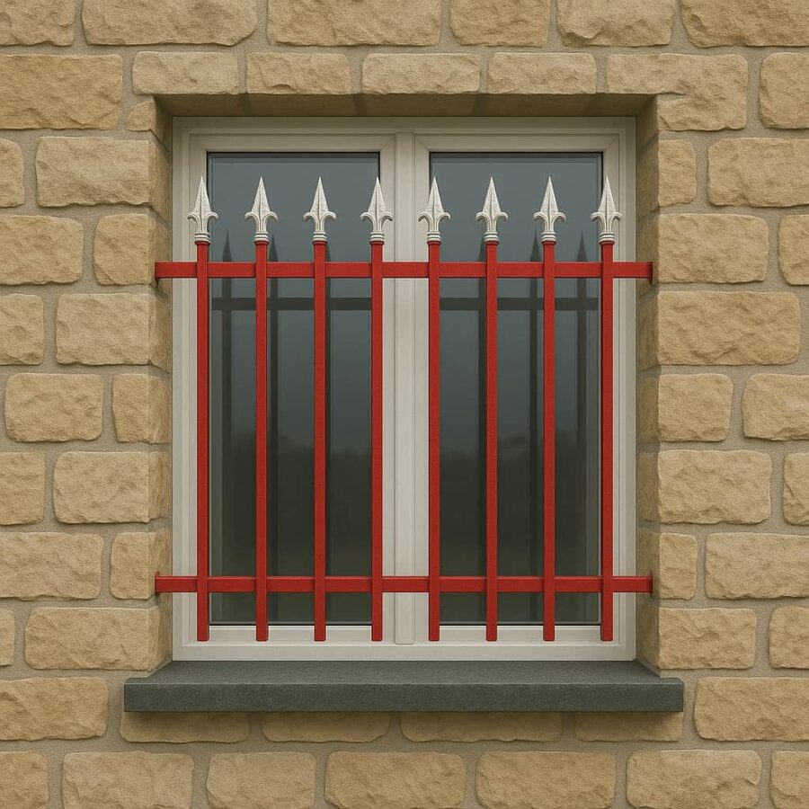 حفاظ پنجره ساده نیزه دار