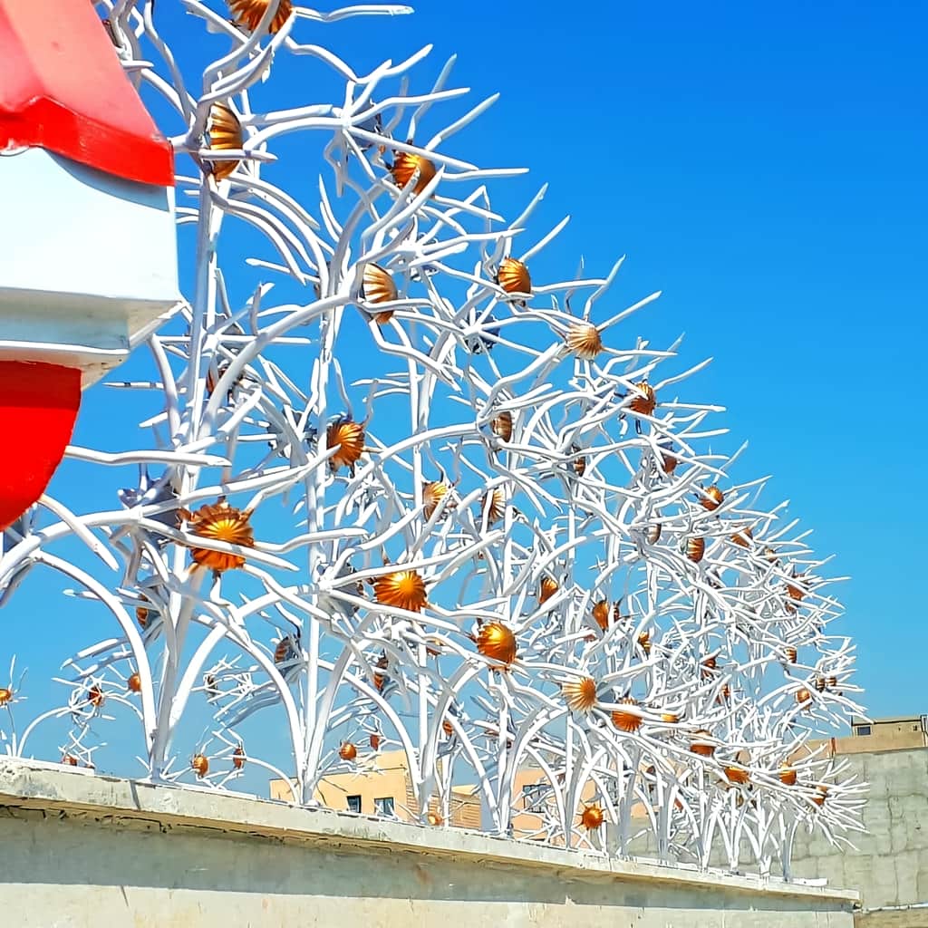 حفاظ گل آفتابگردان با جوشکاری صنعتی CO2