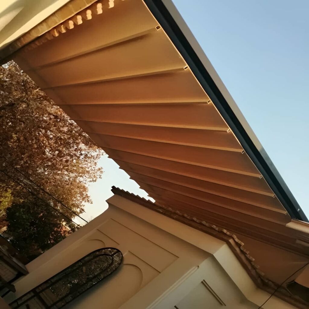 سفارش سقف شیشه‌ای جمع شونده برای تراس