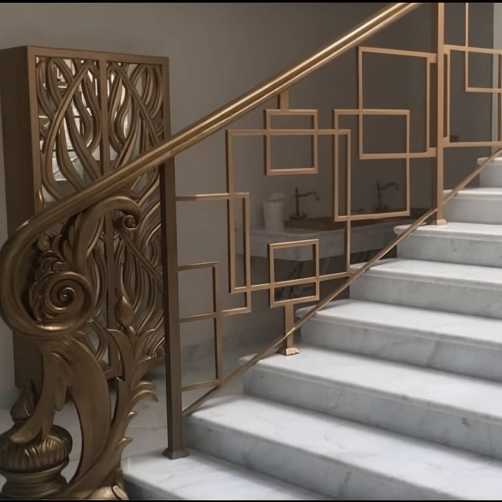 ساخت نرده لیزری با رنگ الکترواستاتیک