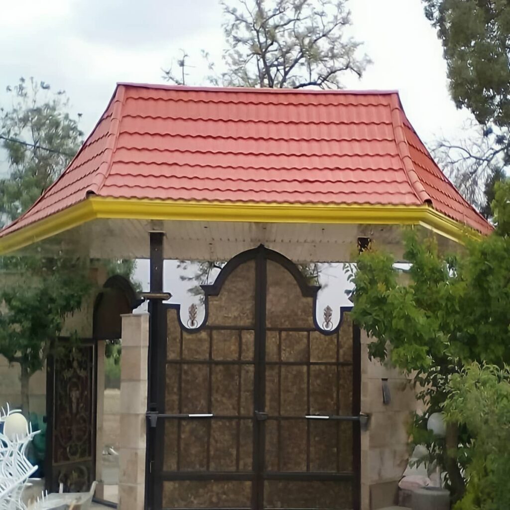 تولید آردواز فلزی با ورق گالوانیزه رنگی