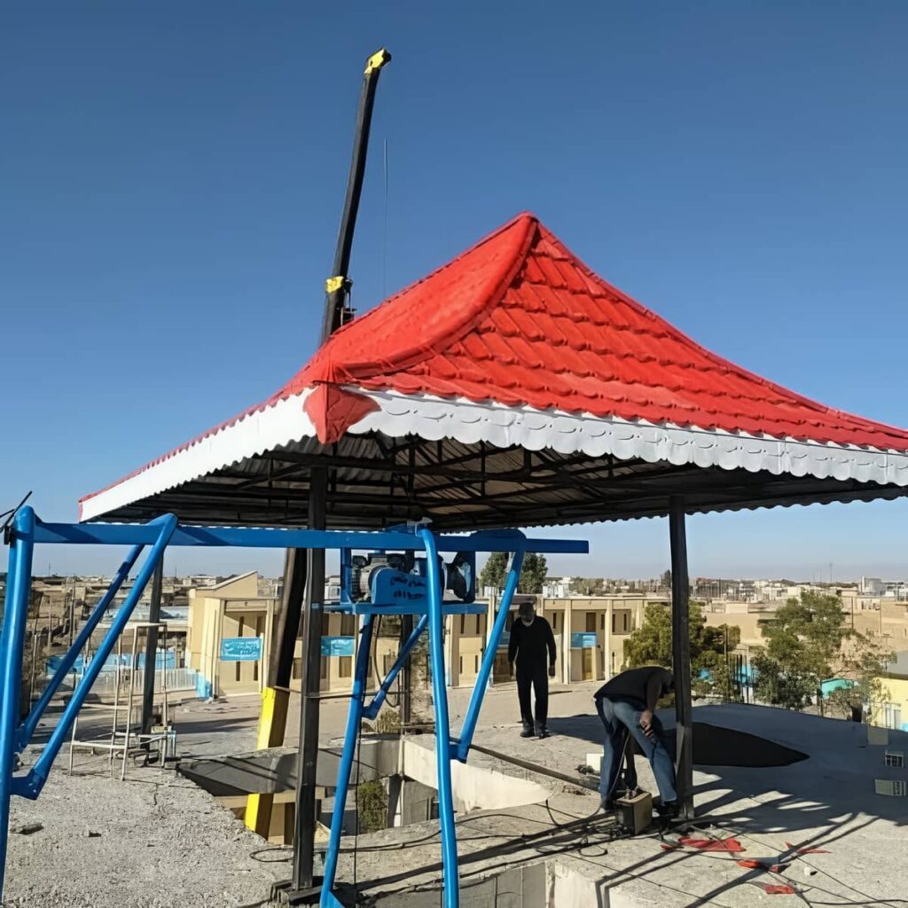 تولید آردواز پارکینگ با رنگ مقاوم