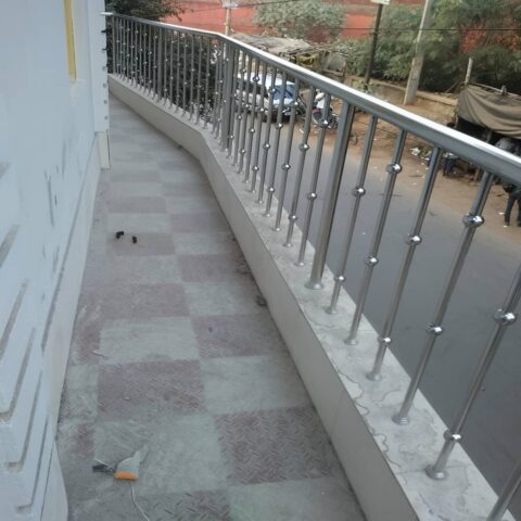 نرده استیل بالکن مدرن