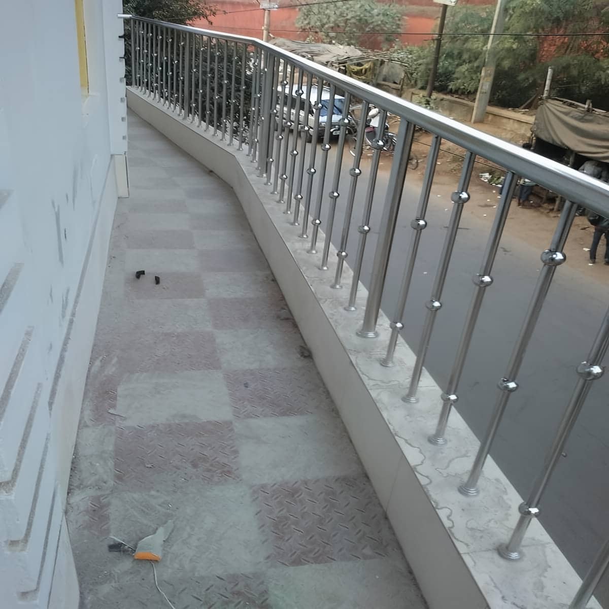 نرده استیل بالکن مدرن