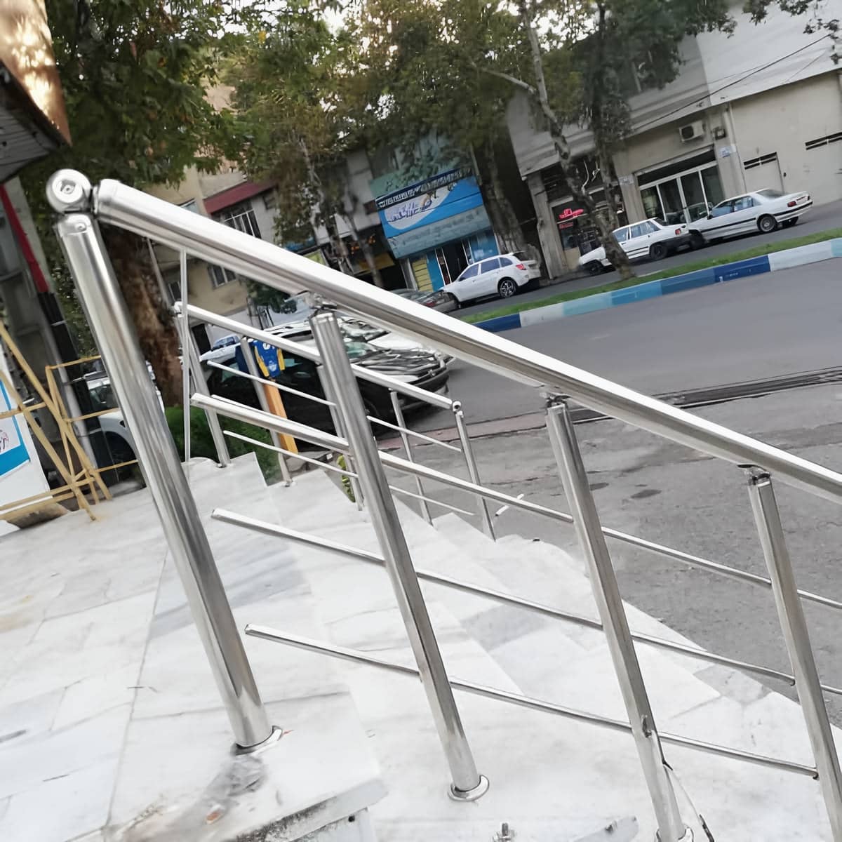 نرده استیل بالکن مدرن با استیل مقاوم در برابر رطوبت