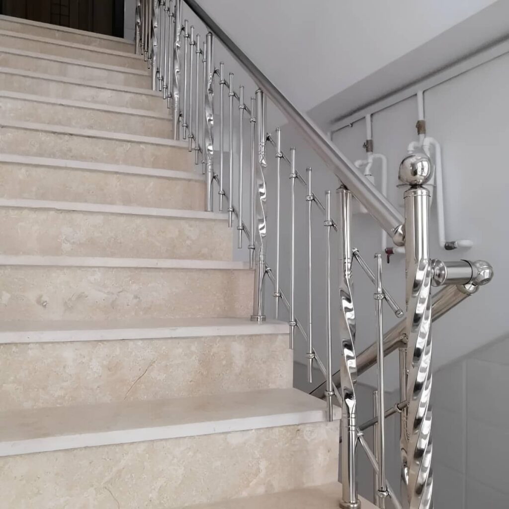 فروش نرده استیل مات برای معماری مینیمال
