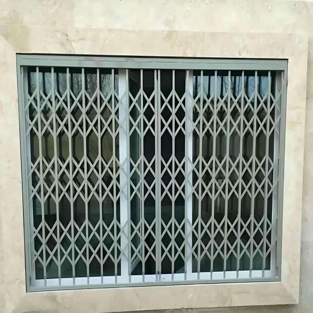 حفاظ پنجره فلزی مقاوم برای محافظت از پنجره های قابل دسترس