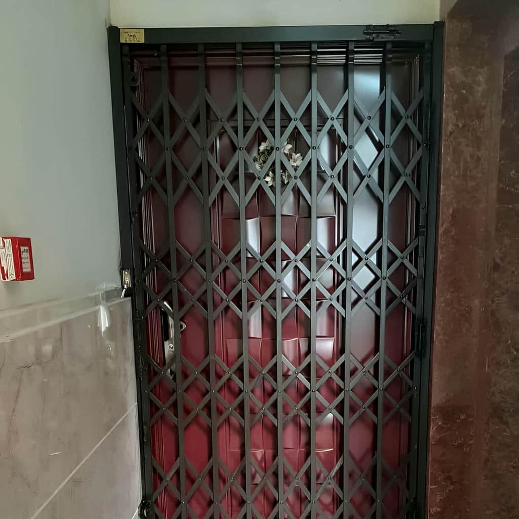 تولید درب آکاردئونی چهار گل لوزی با پروفیل مقاوم تولید درب آکاردئونی چهار گل لوزی با پروفیل مقاوم