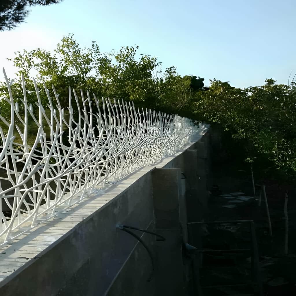 خرید نرده حفاظ دیوار ساده