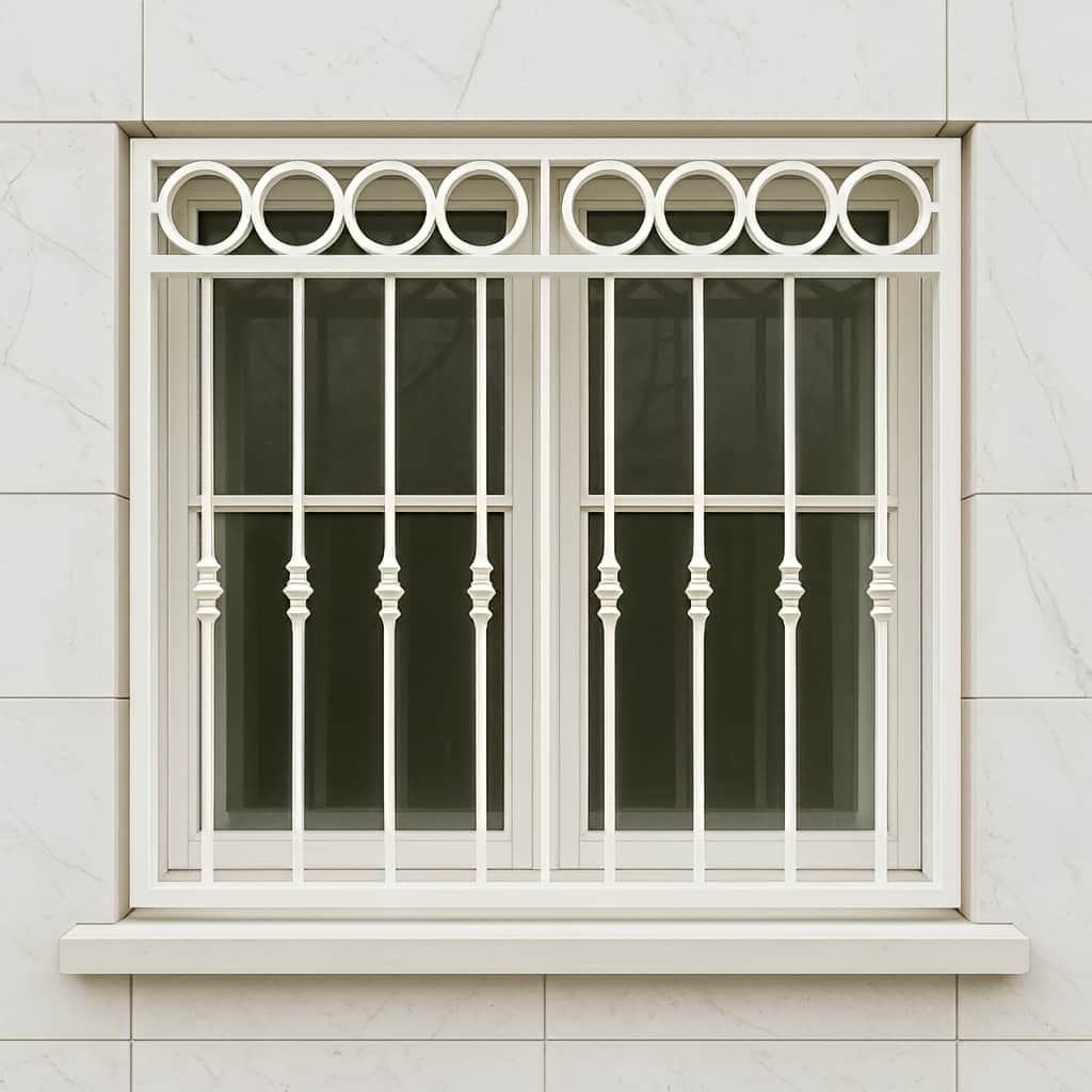 6 نمونه حفاظ پنجره کلاسیک طرح رومی