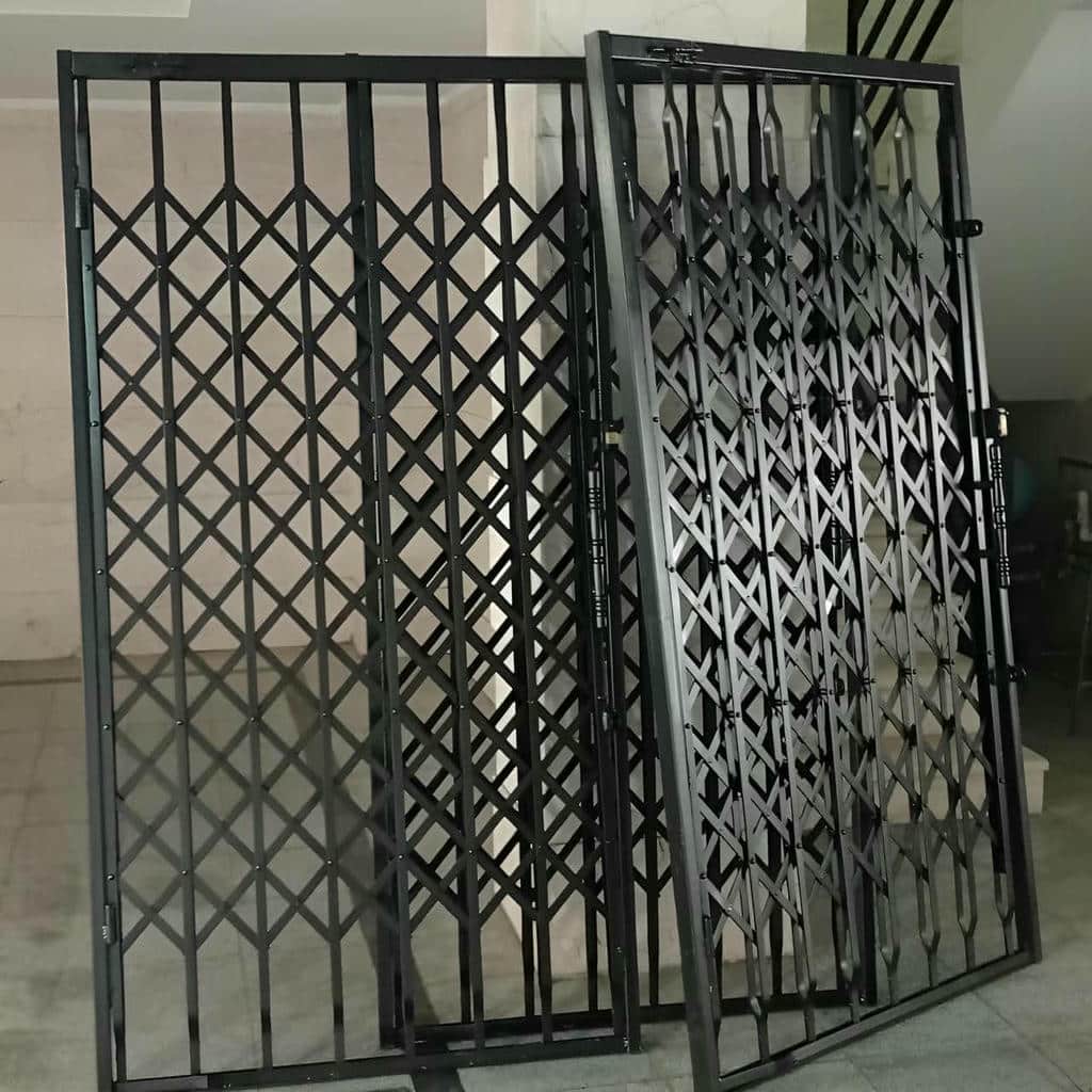 سفارش حفاظ آکاردئونی دو جداره ورودی بر اساس ابعاد دهانه