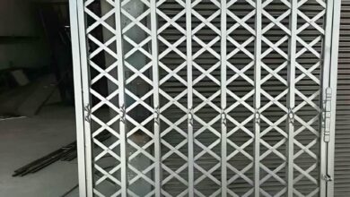 6 مدل درب آکاردئونی برای واحد اداری