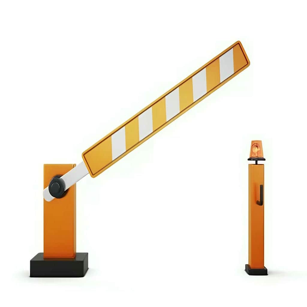 اجرای راهبند الکترومکانیک کم تردد برای ورودی اداری