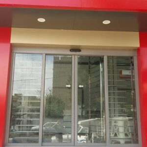 9 مدل درب اتوماتیک شیشه ای لولایی سنسوردار